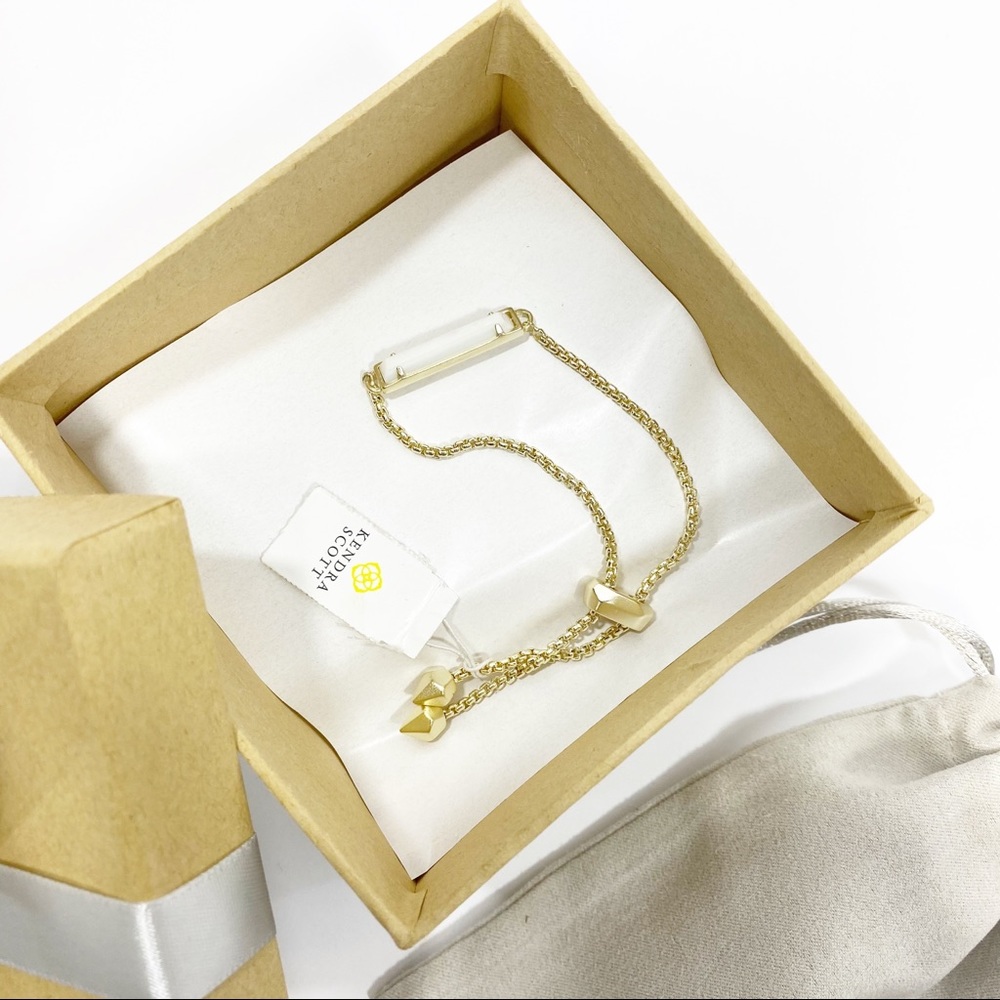 Kendra Scott Gold ivory Pearl bracelet - Picture 4 of 7